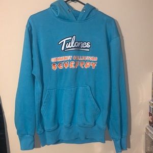 Tulones Large Teal Hoodie